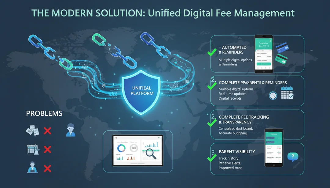 Unified digital fee management platform for schools